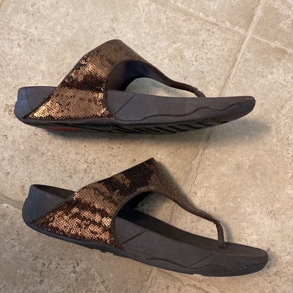 Fitflop womens Lulu Superglitz Textile sandal - Picture 5 of 7